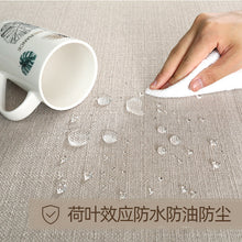 Load image into Gallery viewer, Waterproof and Oil-Proof Tablecloth Pure Color Thickened Rectangular Table Dustproof Tablecloth