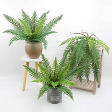 Load image into Gallery viewer, Artificial Fern Green Plant Simulation Persian Grass Plant Wall Engineering Landscaping Home Gardening Fake Grass