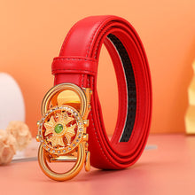 Load image into Gallery viewer, Running Women's Belt Automatic Buckle Fashion All-Match Korean Style Belt for Women