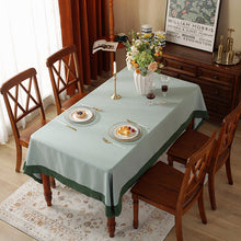 Load image into Gallery viewer, Solid Color Tablecloth American Western-Style Dining Table Fabric Rectangular Desk Cloth Nordic Solid Color Tablecloth Coffee Table Cloth