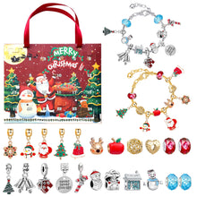Load image into Gallery viewer, Blind Box Children's Bracelet Christmas Advent Portable 24 Grid DIY Bracelet Blind Box