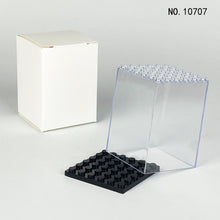 Load image into Gallery viewer, 6pcs/set Doll Toy Dustproof Box Building Blocks Dustproof Transparent Cover Doll Toy Building Blocks Visiting Accessories Base