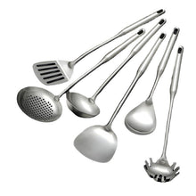 Load image into Gallery viewer, Stainless Steel Spatula Household Cooking Soup Spoon and Strainer Spatula Kitchenware Set