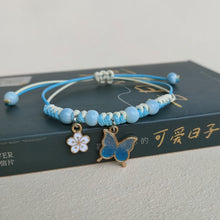 Load image into Gallery viewer, New Korean Style Simple Flower Bracelet Female Student Girlfriend Gifts Woven Hand Jewelry