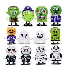 Load image into Gallery viewer, Halloween Wind-up Toy Suit Movable Winding with Eyes Jumping Ghost Tooth Witch Witch Gift