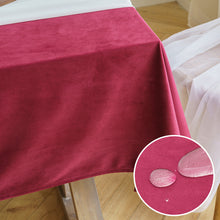 Load image into Gallery viewer, Solid Color Western Restaurant Tablecloth Rectangular Waterproof Soft Tablecloth Simple Fabric Conference Tablecloth