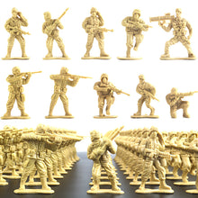 Load image into Gallery viewer, World War II soldier model 100 5CM soldier 10 styles, military soldier model nostalgic toy soldier