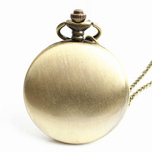 Load image into Gallery viewer, Flip Vintage Pocket Watch Necklace Quartz Pocket Watch Pocket Watch Glossy Pocket Watch