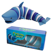 Load image into Gallery viewer, Babywell Fidget Slug Shark Articulated Fidget Toy Realistic Slug Shark Fun Crawling Sensory Toy For Kids Adult Stress Relief Toy