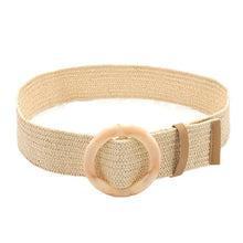 Load image into Gallery viewer, Dress Pp Grass Woven Decorative Women's Wide Belt Bohemian Elastic Elastic Waist Seal