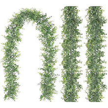 Load image into Gallery viewer, 5pcs Emulational Eucalyptus Rattan Eucalyptus Leaves Ivy Scindapsus Aureus Leaves Vine Fake Flower Plants