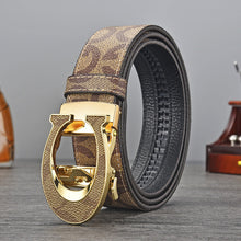 Load image into Gallery viewer, High-End Business Casual Men Automatic Buckle Belt All-Match Men's Pant Belt