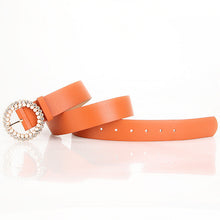 Load image into Gallery viewer, Pearl Alloy Buckle Intellectual Atmosphere Color Multi-Choice Decorative Dress Belt