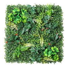 Load image into Gallery viewer, Artificial Combination Plant Wall Background Wall Decoration UV-Resistant Milan Lawn Plastic Fake Green Plants Wall