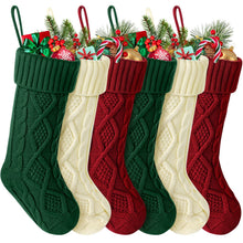 Load image into Gallery viewer, 3pcs/Set Christmas Stockings Sub Gift Bag Wool Christmas Stockings Christmas Pendant