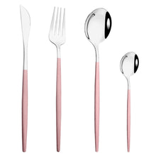 Load image into Gallery viewer, Stainless Steel Tableware Portugal Steak Knife and Fork Portable Ins Hotel Western Style Golden Western Food Knife and Fork