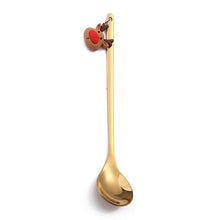 Load image into Gallery viewer, Christmas Gift Creative Ins Stirring Spoon Santa Claus Spoon Elk Fruit Fork