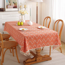 Load image into Gallery viewer, Ethnic Style Tablecloth Polyester Cotton Bohemian Pop Rectangular Dustproof Tablecloth Coffee Table Cloth Cover Towel