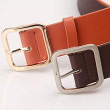 Load image into Gallery viewer, Retro Simple All-Match Square Buckle PU Leather Popular Belt for Women