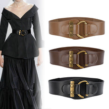 Load image into Gallery viewer, Popular Retro Style Belt Women's Elastic Belt Match with Coat down Belt