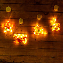 Load image into Gallery viewer, Christmas Decorative Lamp Santa Claus Sucker Lamp Christmas Tree Holiday Modeling Lamp Window Lamp Decoration