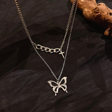 Load image into Gallery viewer, Titanium Steel Black Love Pendant Necklace Jewelry Pendant Set Decorative Jewelry