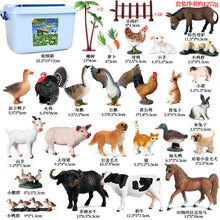 Load image into Gallery viewer, Farm Poultry Dinosaur Scene Decoration Set Children's Learning Model Animal Model Toys