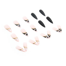 Load image into Gallery viewer, Ice Transparent Pink Wear a Foreign Trade European and American Ins Style Nail Sticker Finished Product 24 Pieces Nails
