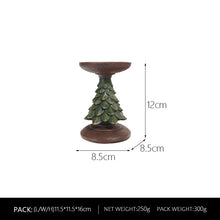 Load image into Gallery viewer, Christmas Tree Candlestick Home Restaurant Counter Desktop Holiday Atmosphere Decorations Candle Tray Ornaments