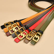 Load image into Gallery viewer, Leather Belt Width Jeans Strap Decorative Girdle Dress All-Matching Women's Belt