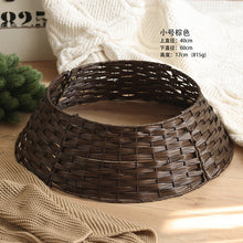 Load image into Gallery viewer, Christmas Tree Tree Skirt Base Fence Hand-Woven Christmas Tree Foot Decorations