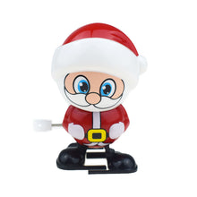 Load image into Gallery viewer, 1PCs Cute Clockwork Santa Claus Toy Shaking Head Walking Winding Santa Snowman Holiday Decoration
