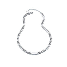 Load image into Gallery viewer, INS Fashion Hip Hop Necklace Fashion Men and Women Short Necklace Titanium Steel Metal Personality Simple Clavicle Chain