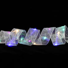 Load image into Gallery viewer, 5cm Christmas Tree Luminous Ribbon LED Lighting Chain Christmas Decorations