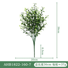 Load image into Gallery viewer, 10PCs Simulation Green Plant Handlebar Bundle Plastic Artificial Plant Wedding Outdoor Home Crafts