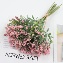 Load image into Gallery viewer, 12pcs/Set Simulation Bridal Bouquet Wedding Bouquet Hydrangea Fake Flower Furnishings Decorative Simulation Flower