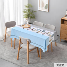 Load image into Gallery viewer, Home Tablecloth Disposable Oil-Proof PVC Home Rectangular Table Mat Coffee Table Tablecloth