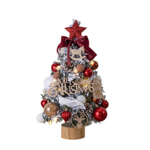 Load image into Gallery viewer, 45cm Christmas Tree with Light-Emitting Christmas Decoration Desktop Decoration