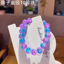 Load image into Gallery viewer, Broken Beads Ice Transparent Two-Color Bracelet Student Hand Toy Bracelet Whole Girlfriends' Gift Children's Day Small Gift Pliable Temperament