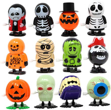 Load image into Gallery viewer, Halloween Wind-up Toy Suit Movable Winding with Eyes Jumping Ghost Tooth Witch Witch Gift