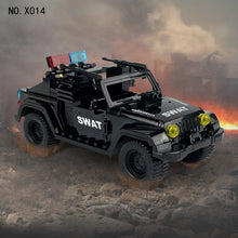 Load image into Gallery viewer, X014 Desert Storm Police Car Jeep Toy Children Assembling Building Blocks Toy