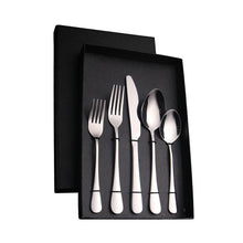 Load image into Gallery viewer, Stainless Steel Tableware Gift Set 5 Components Western Food Knife, Fork and Spoon 20-Piece Set