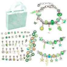 Load image into Gallery viewer, Ocean Blue Crystal Bracelet Children's Set DIY Retro Bracelet Exquisite