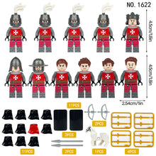 Load image into Gallery viewer, M1801 M1805 M1806 M1813 M1811 Middle Ancient Soldier Building Blocks Little Figure Toy Suit