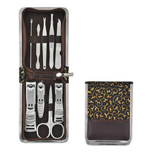 Load image into Gallery viewer, Zipper Bag 9 Pcs Stainless Steel Nail Clippers Set Nail Scissors Manicure Manicure Tools Beauty