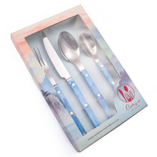 Load image into Gallery viewer, 4pcs/Set 304 Stainless Steel Knife, Fork and Spoon Tableware Suit Household Western Food Knife, Fork and Spoon Tableware Suit