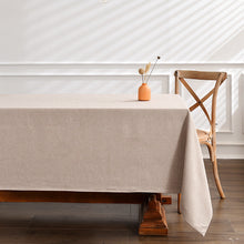 Load image into Gallery viewer, Waterproof and Oil-Proof Tablecloth Pure Color Thickened Rectangular Table Dustproof Tablecloth