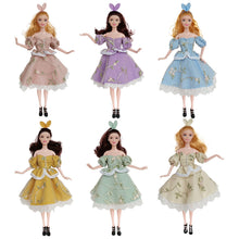 Load image into Gallery viewer, 30cm Pastoral Style Toy Doll Clothes Skirt Suit