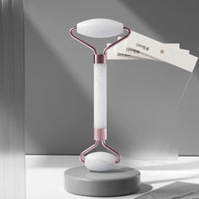 Load image into Gallery viewer, Crystal Roller Face Massage Stick Non-Jade Facial Beauty Flower Stem Double-Headed Ball Massage Board Device