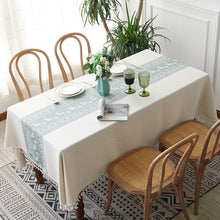 Load image into Gallery viewer, Christmas Elk Pattern Cotton Linen Dustproof Tablecloth